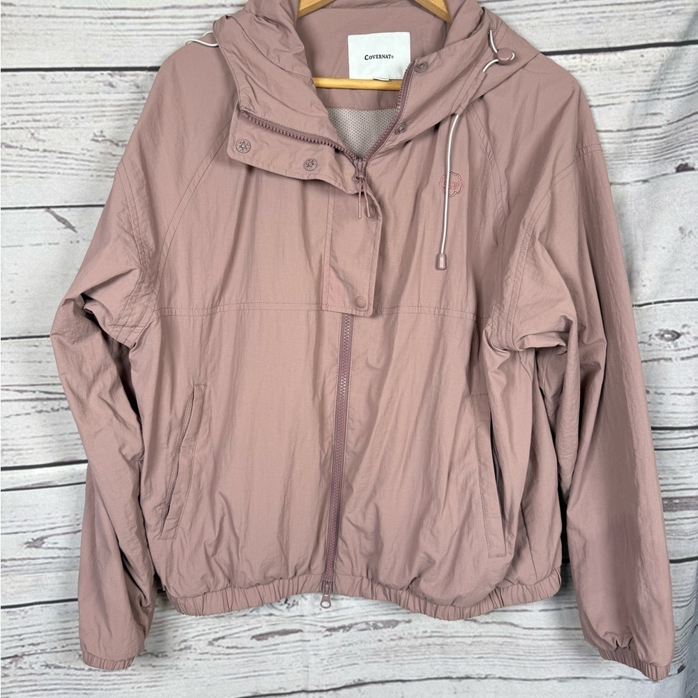 COVERNAT Women's Windbreaker Jacket Lavender Size M - Picture 3 of 11